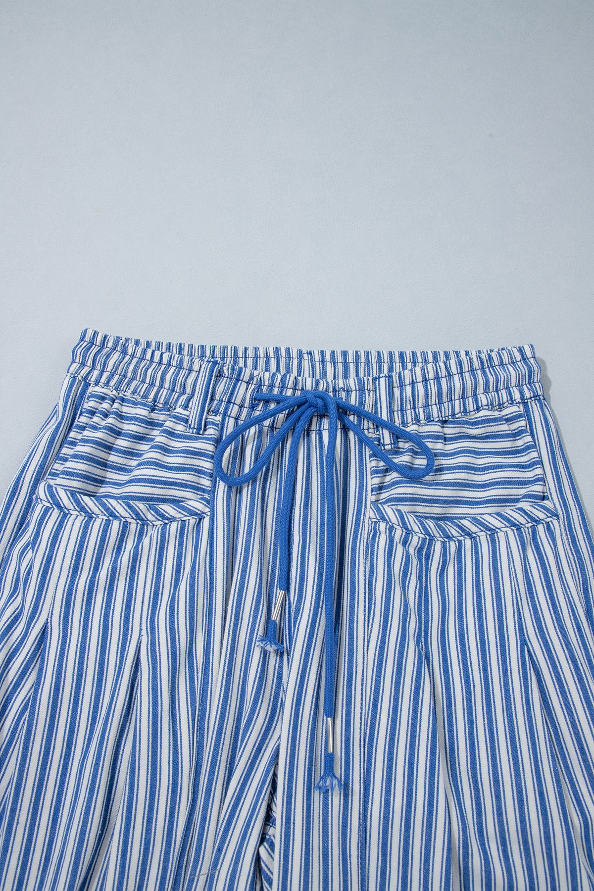 Black Stripe Drawstring Casual Loose Pants