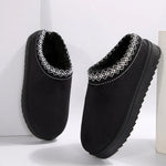 Stylish Suede Slip-On Winter Boots