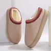 Stylish Suede Slip-On Winter Boots