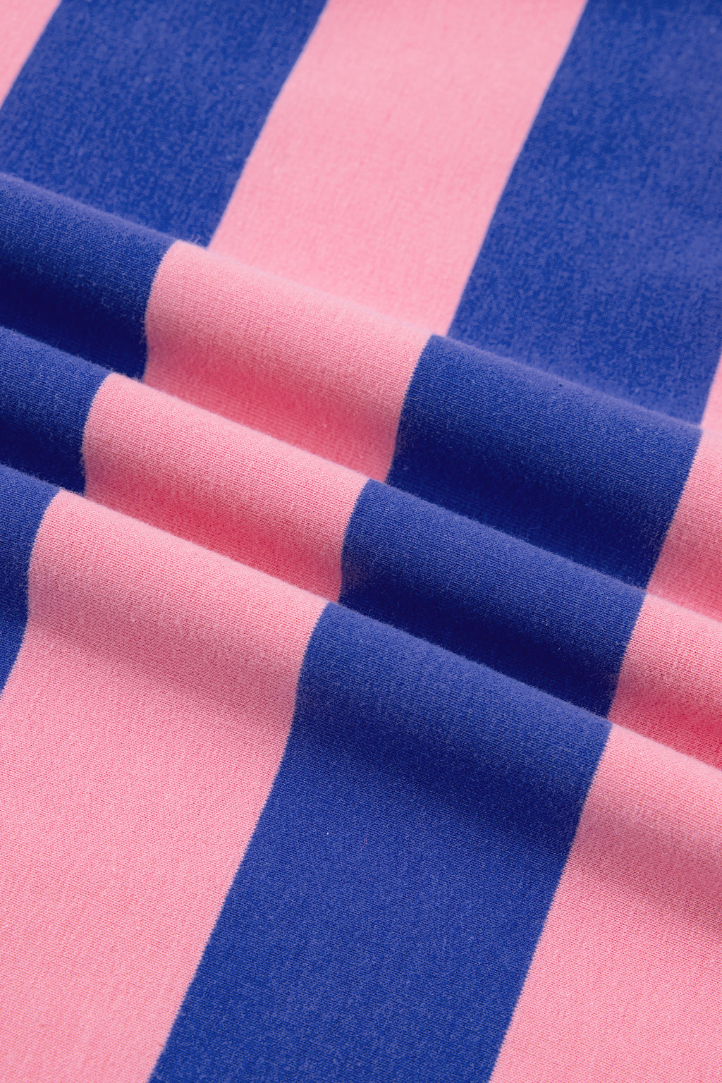 Brown Stripe Colorblock Mock Neck Relaxed Sweatshirt
