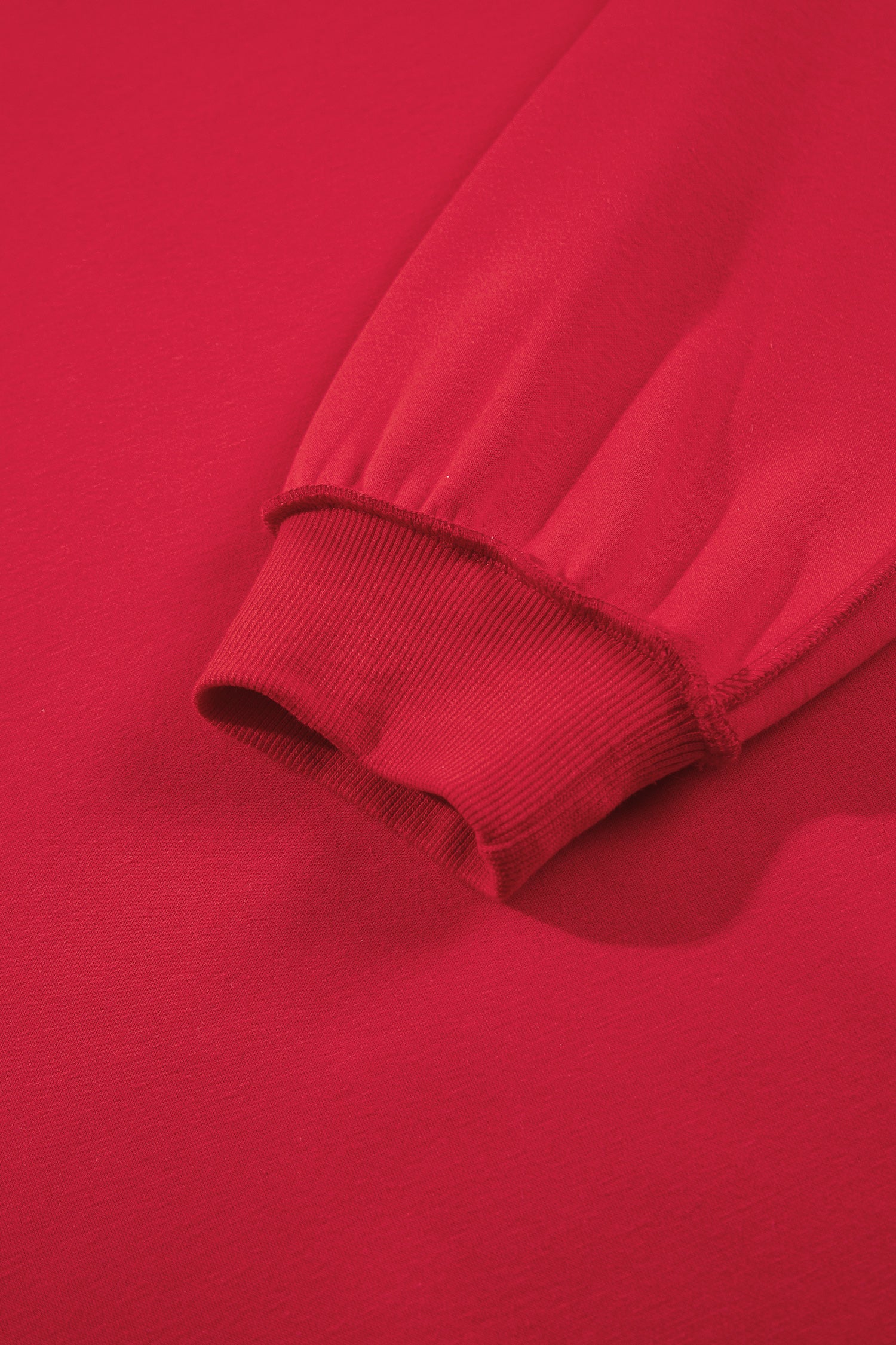 Bright Pink Exposed Seam Detail Reversible Double Wear Plus Size Sweatshirt