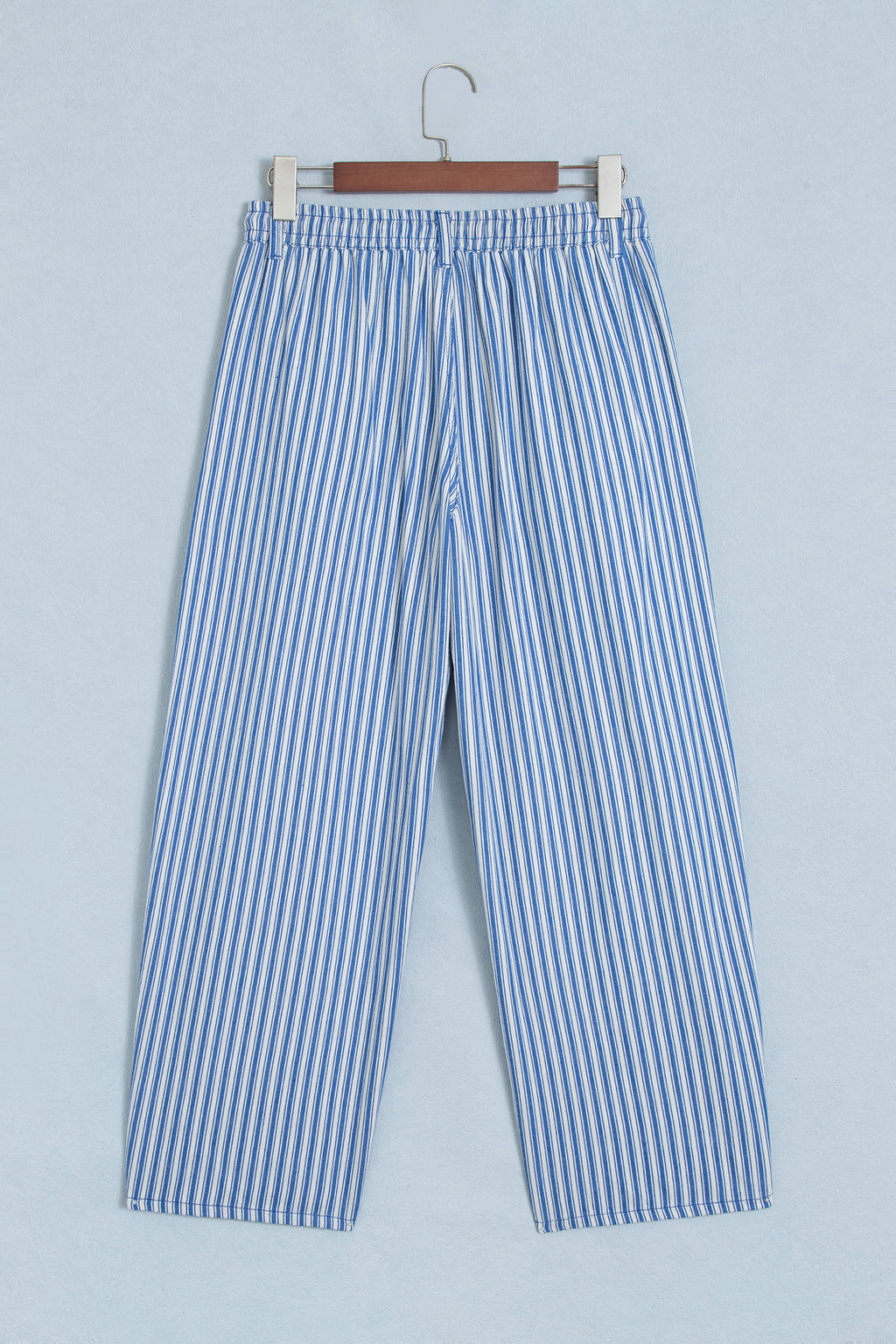 Black Stripe Drawstring Casual Loose Pants