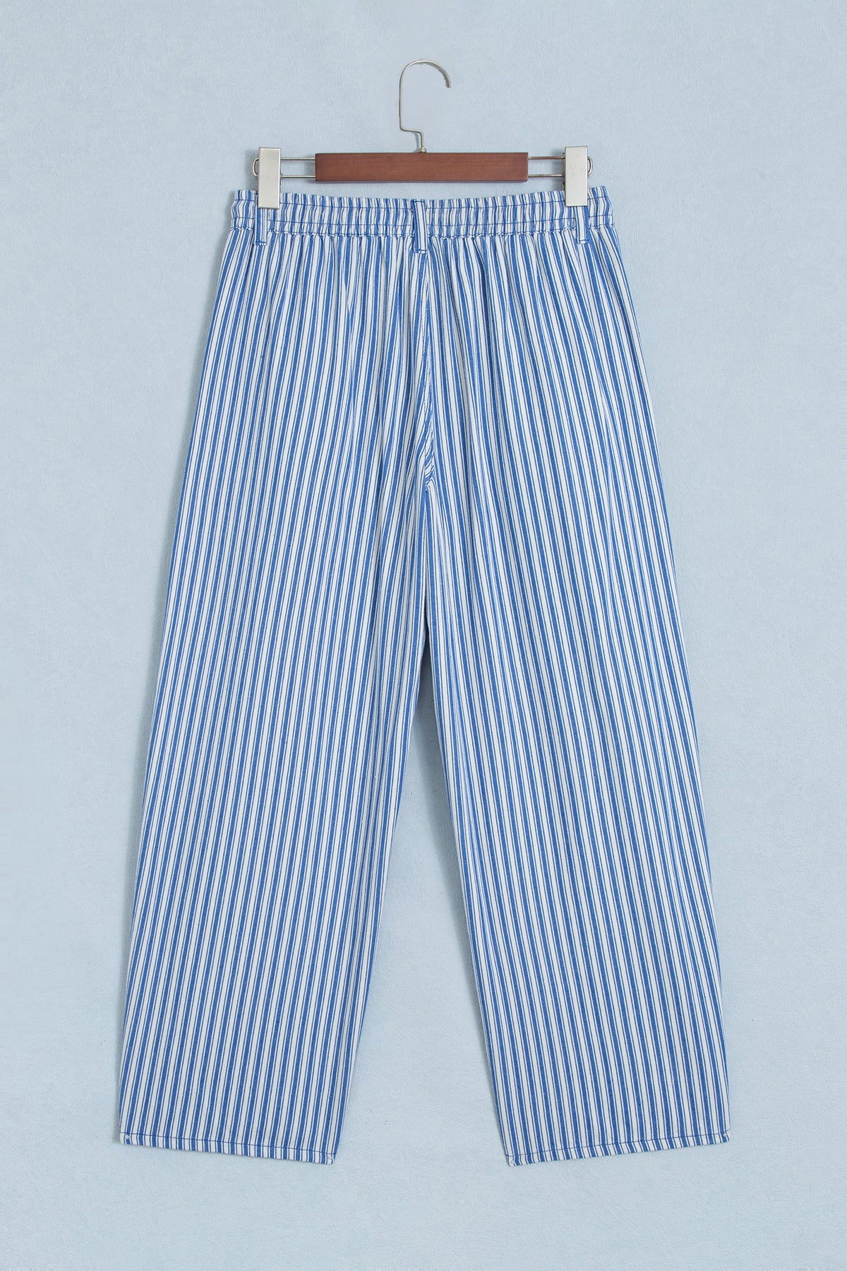 Black Stripe Drawstring Casual Loose Pants